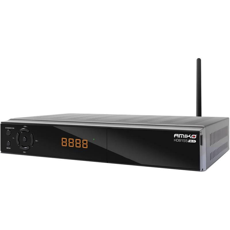 Satelitní přijímač Amiko HD8155 Wi-Fi černý, Satelitní, přijímač, Amiko, HD8155, Wi-Fi, černý