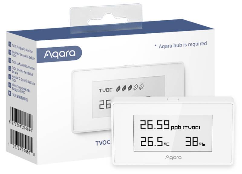 Senzor Aqara TVOC Air Quality Monitor bílý, Senzor, Aqara, TVOC, Air, Quality, Monitor, bílý