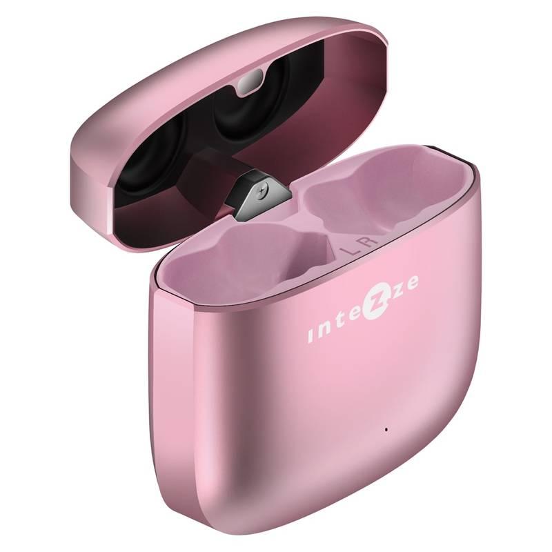 Sluchátka Intezze CLIQ růžová