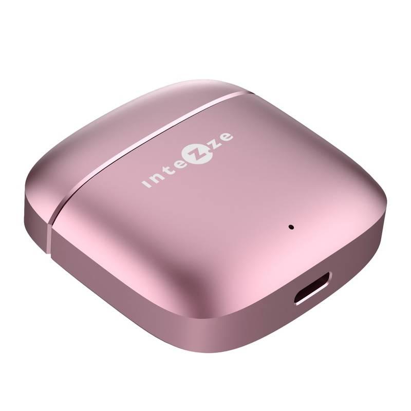 Sluchátka Intezze CLIQ růžová