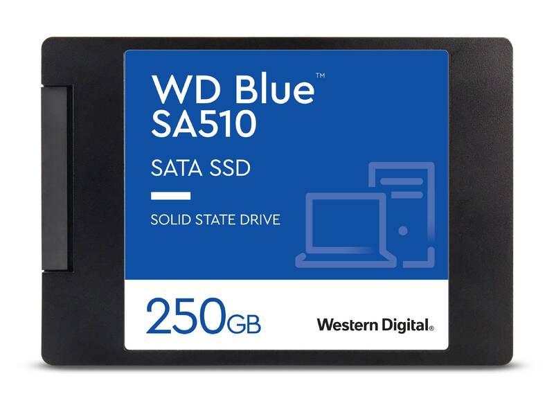 SSD Western Digital Blue SA510 SATA 2,5″ 7 mm 250GB, SSD, Western, Digital, Blue, SA510, SATA, 2,5″, 7, mm, 250GB