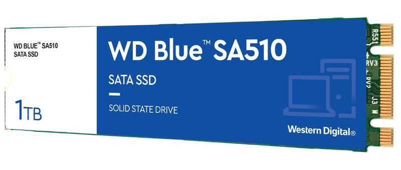 SSD Western Digital Blue SA510 SATA M.2 2280 1TB, SSD, Western, Digital, Blue, SA510, SATA, M.2, 2280, 1TB