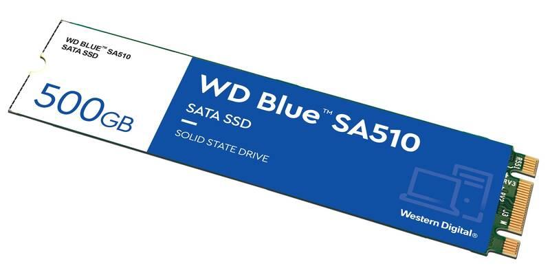 SSD Western Digital Blue SA510 SATA M.2 2280 500GB, SSD, Western, Digital, Blue, SA510, SATA, M.2, 2280, 500GB