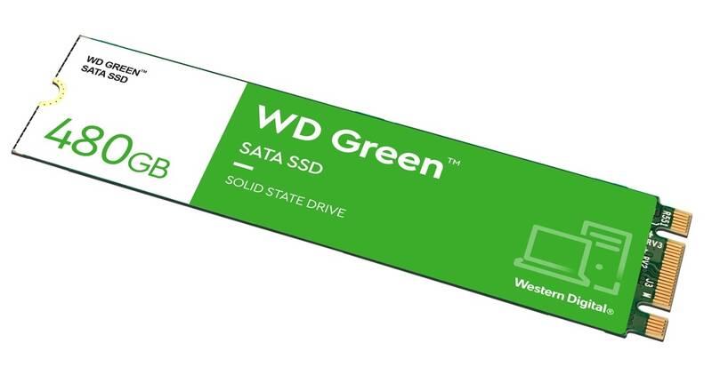 SSD Western Digital Green SATA M.2 2280 480GB, SSD, Western, Digital, Green, SATA, M.2, 2280, 480GB