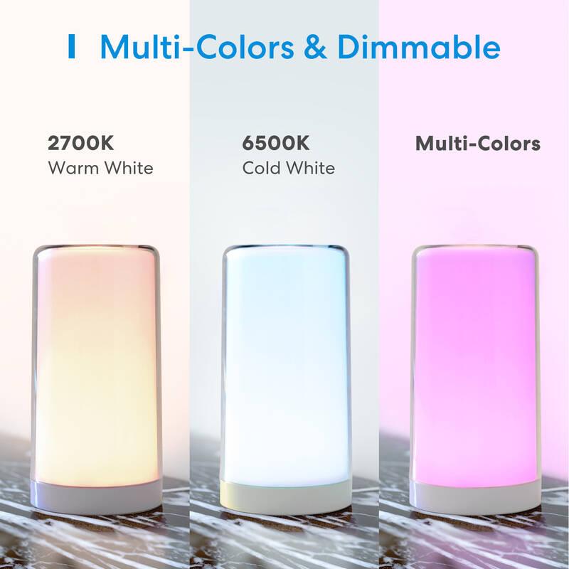 Stolní lampička Meross Smart Wi-Fi Ambient Light bílá