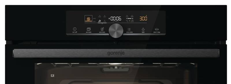 Trouba Gorenje Advanced GBF22ILPMF ExtraSteam černá sklo