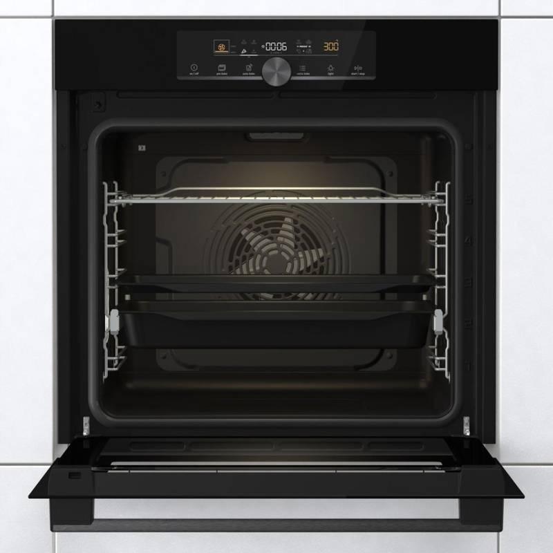 Trouba Gorenje Advanced GBF22ILPMF ExtraSteam černá sklo