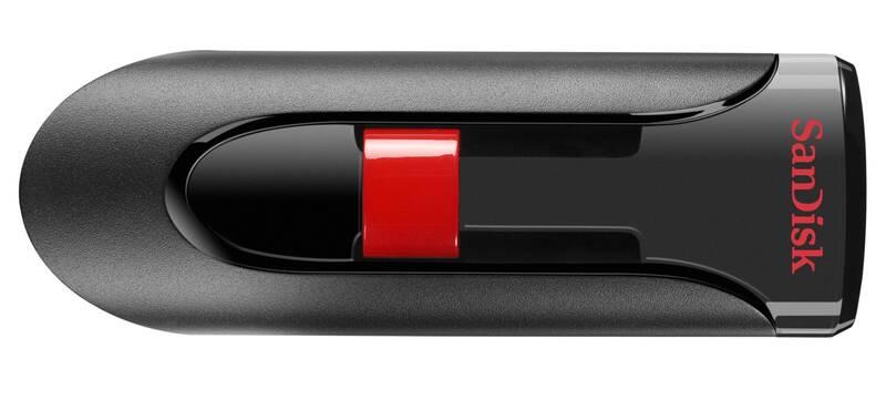 USB Flash SanDisk Cruzer Glide 256GB černý červený