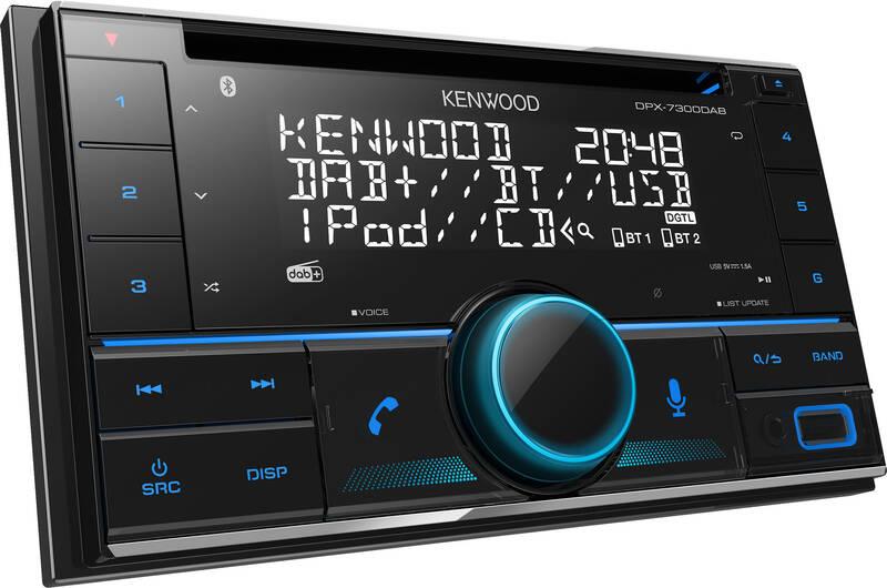 Autorádio s CD KENWOOD DPX-7300DAB černé