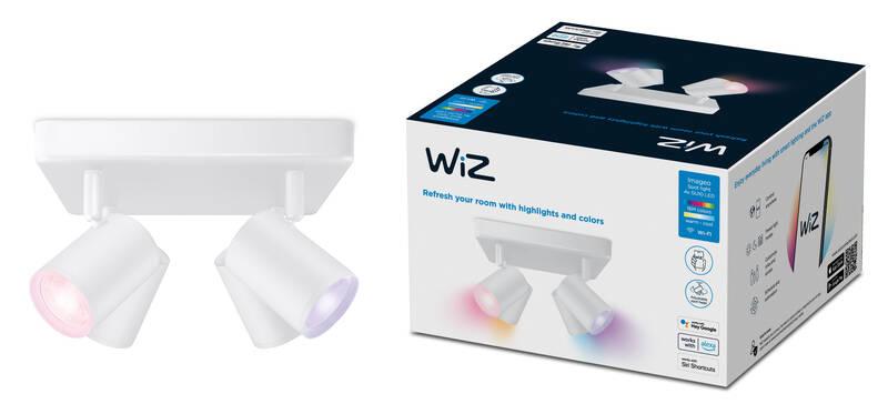 Bodové svítidlo WiZ IMAGEO Spots 4x5W SQ, RGB bílé