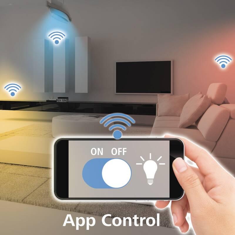 Chytrá žárovka Hama SMART WiFi LED, E27, 6,9 W