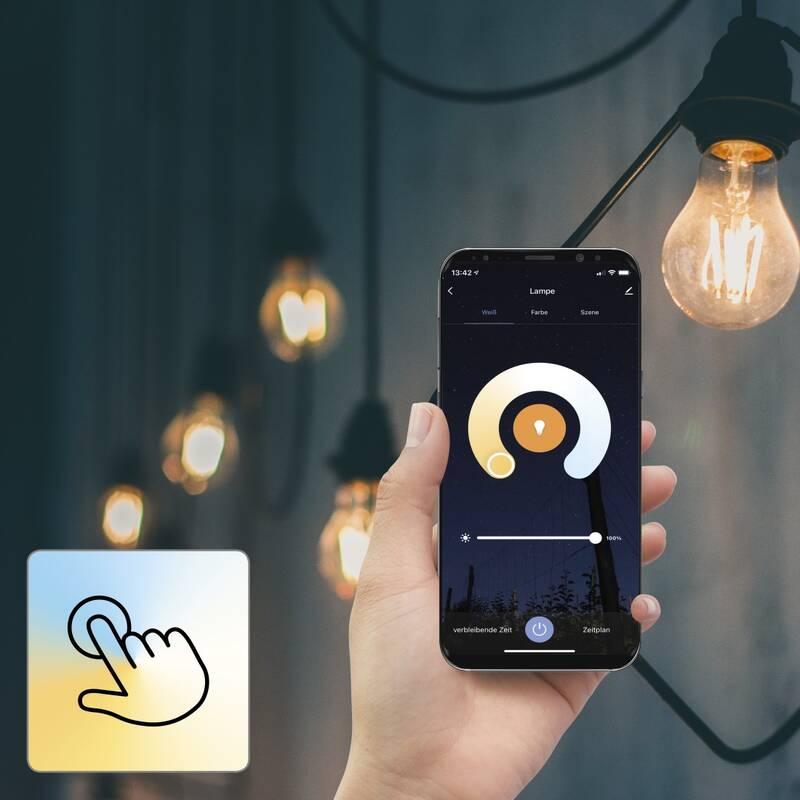 Chytrá žárovka Hama SMART WiFi LED, E27, 6,9 W