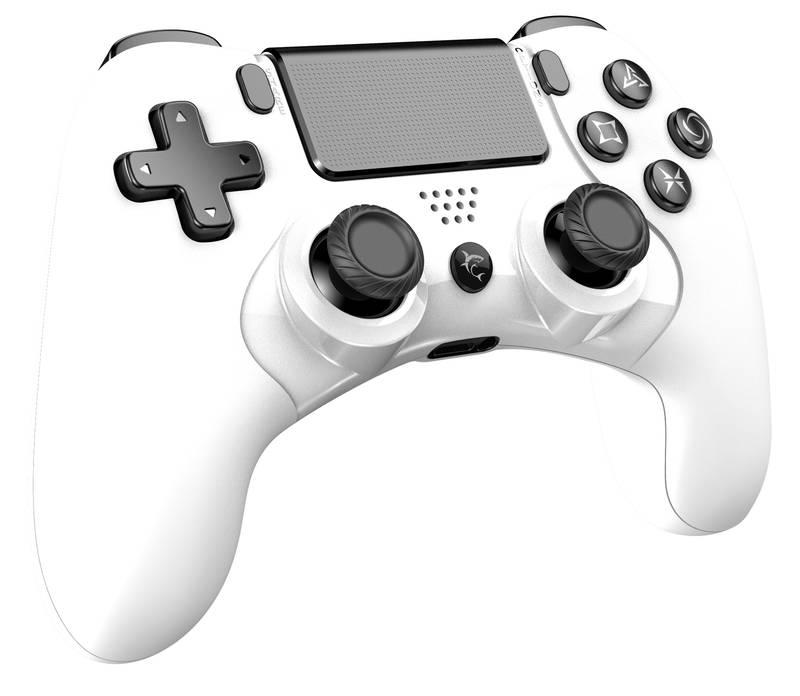 Gamepad White Shark CENTURION pro PS3 PS4 bílý