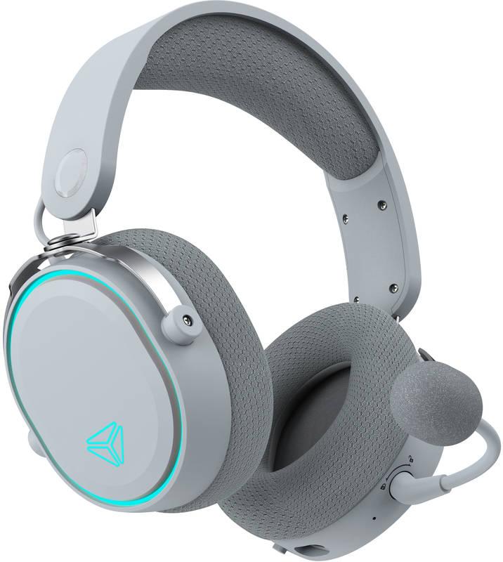 Headset YENKEE YHP 3401 PANZER šedý