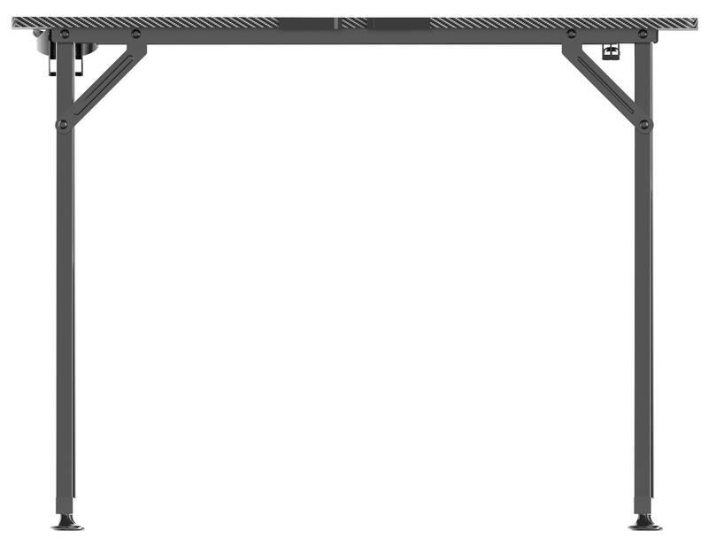Herní stůl ULTRADESK ENTER V2 100 x 60 cm černý