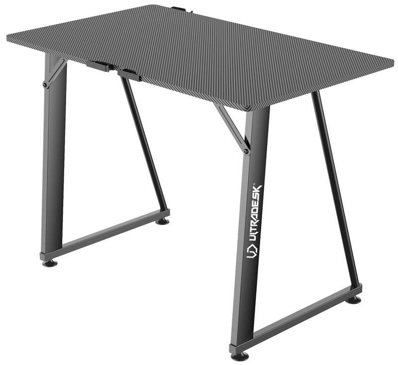 Herní stůl ULTRADESK ENTER V2 100 x 60 cm černý