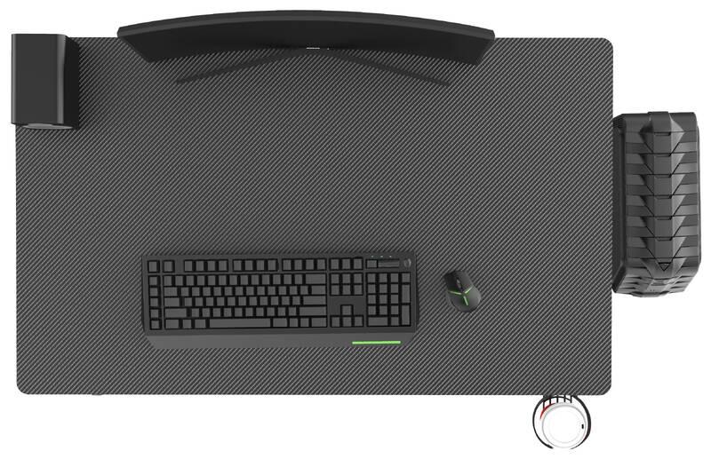 Herní stůl ULTRADESK ENTER V2 100 x 60 cm černý