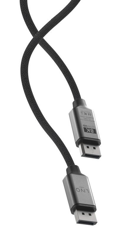 Kabel Linq byELEMENTS DisplayPort DisplayPort, 8K 60Hz PRO, 2m černý