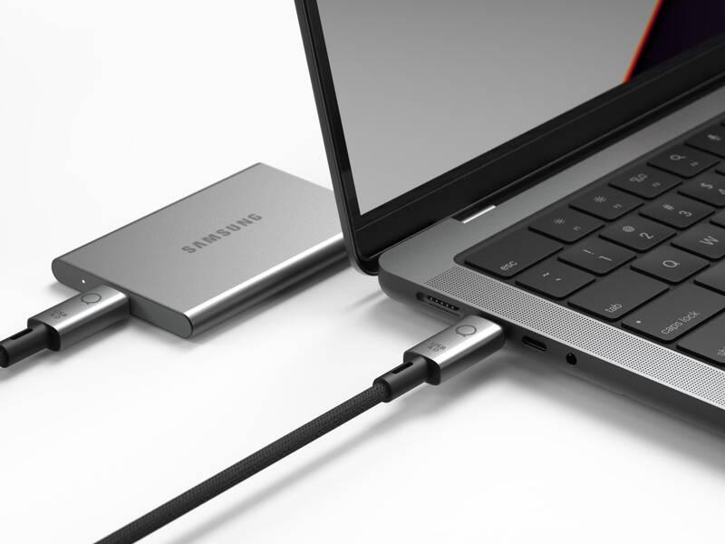 Kabel Linq byELEMENTS USB-C USB-C, 240W, 0,3m černý
