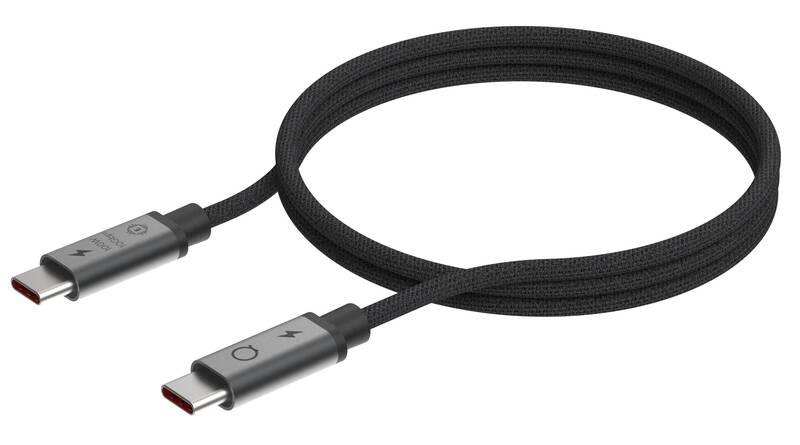 Kabel Linq byELEMENTS USB-C USB-C, 3.2 Gen.2 100W 10Gbps, 2m černý, Kabel, Linq, byELEMENTS, USB-C, USB-C, 3.2, Gen.2, 100W, 10Gbps, 2m, černý