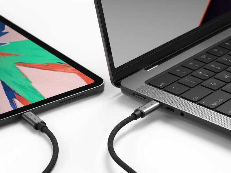 Kabel Linq byELEMENTS USB-C USB-C, 3.2 Gen.2 100W 10Gbps, 2m černý, Kabel, Linq, byELEMENTS, USB-C, USB-C, 3.2, Gen.2, 100W, 10Gbps, 2m, černý