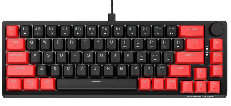 Klávesnice Niceboy ORYX K700X PRO černá