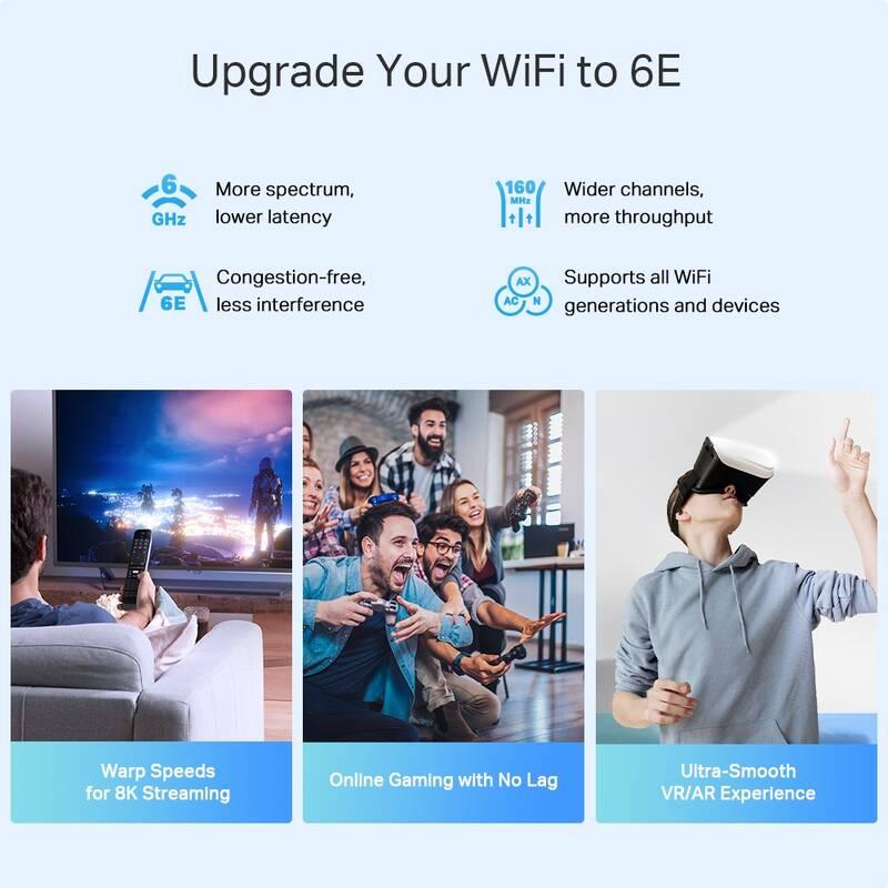 Komplexní Wi-Fi systém TP-Link Deco XE75 Pro , WiFi 6E Mesh system
