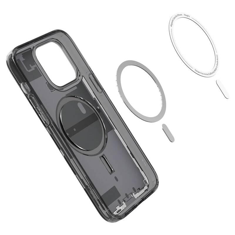 Kryt na mobil Spigen Ultra Hybrid Zero One s MagSafe pro iPhone 14 Pro Max šedý
