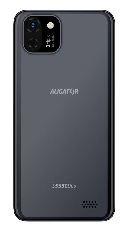 Mobilní telefon Aligator S5550 Senior černý