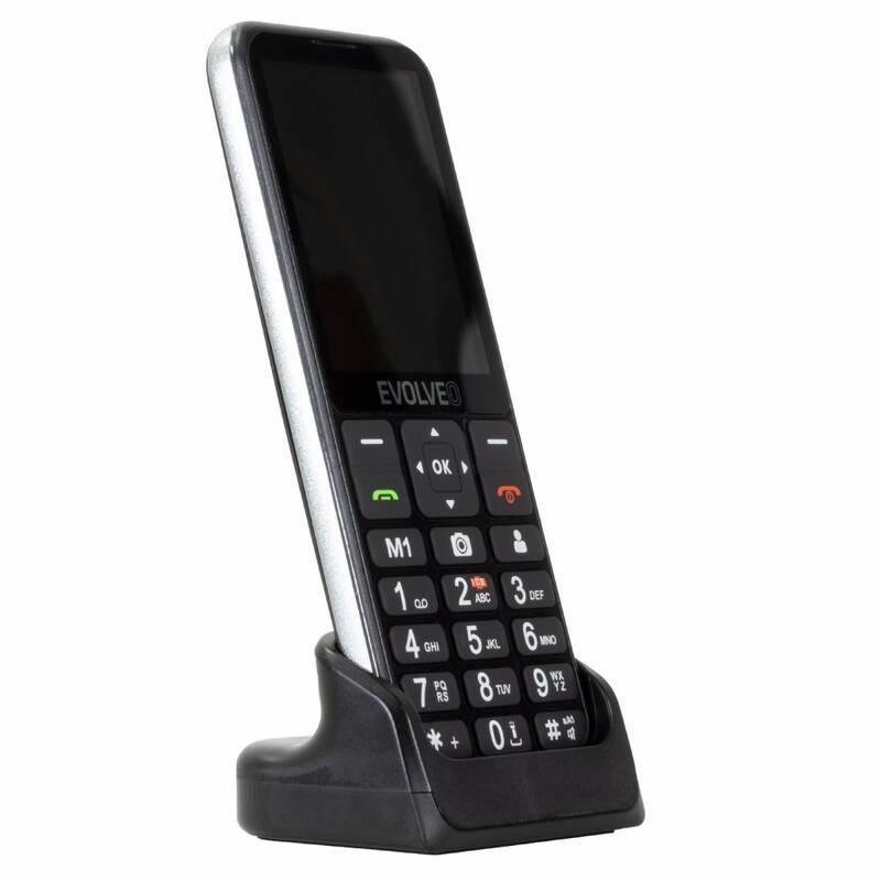 Mobilní telefon Evolveo EasyPhone LT pro seniory černý