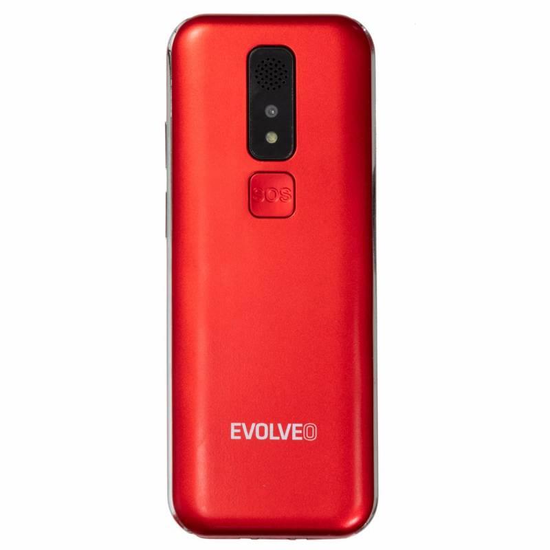 Mobilní telefon Evolveo EasyPhone LT pro seniory červený