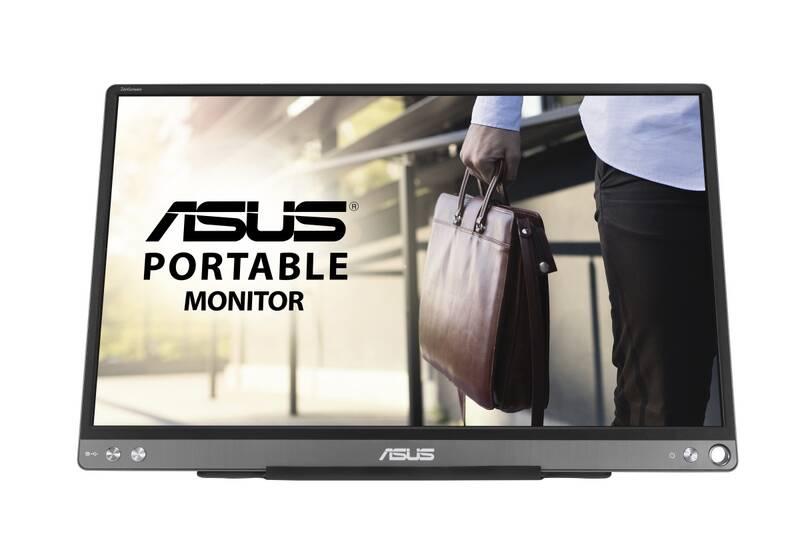 Monitor Asus ZenScreen Go MB16AHP šedý