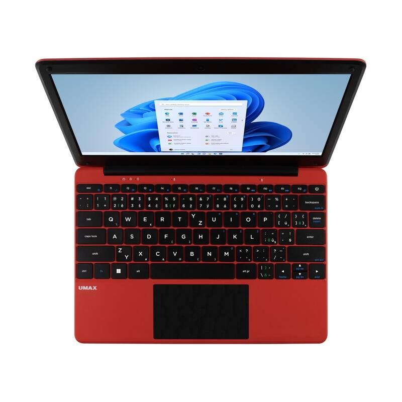 Notebook Umax VisionBook 12WRX červený, Notebook, Umax, VisionBook, 12WRX, červený