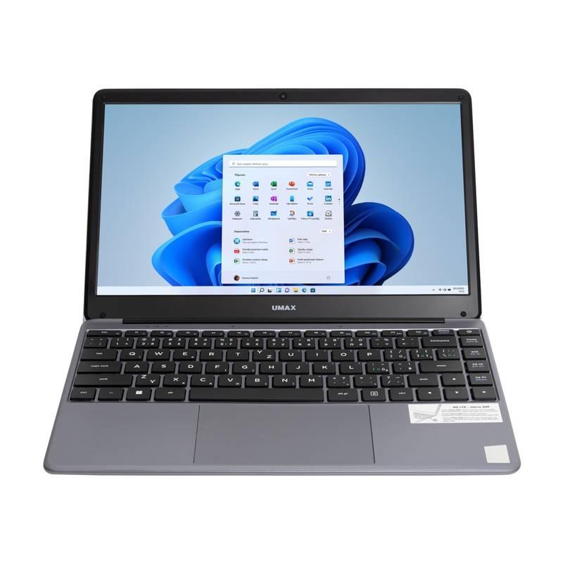Notebook Umax VisionBook 14WQ LTE šedý, Notebook, Umax, VisionBook, 14WQ, LTE, šedý