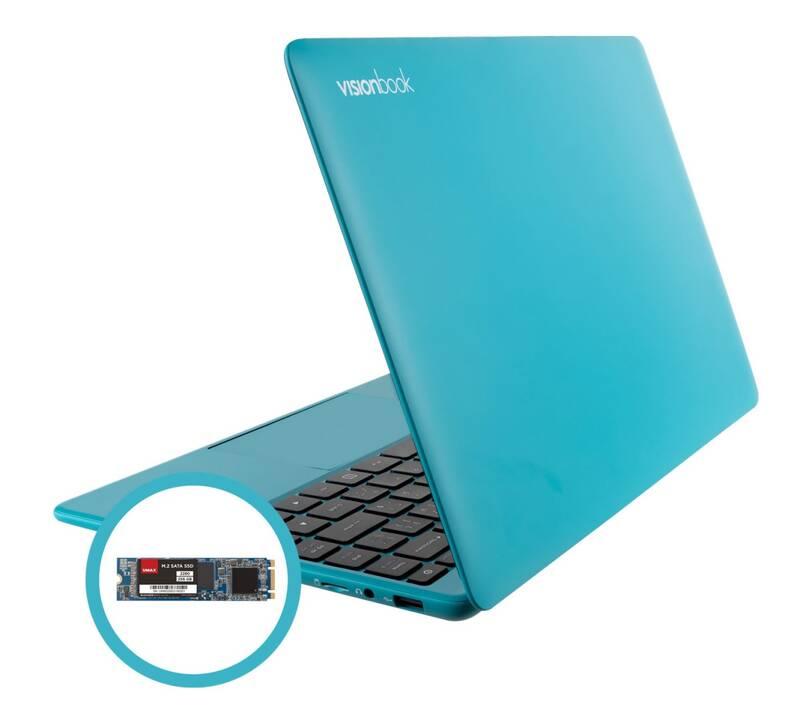 Notebook Umax VisionBook 14WRX modrý