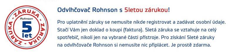 Odvlhčovač Rohnson R-9525 True Ion & Health Clean