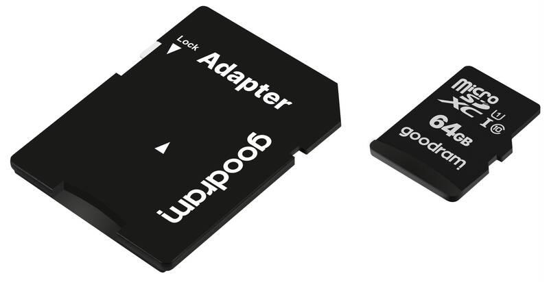 Paměťová karta Goodram MicroSDXC 64GB 10 UHS I adaptér