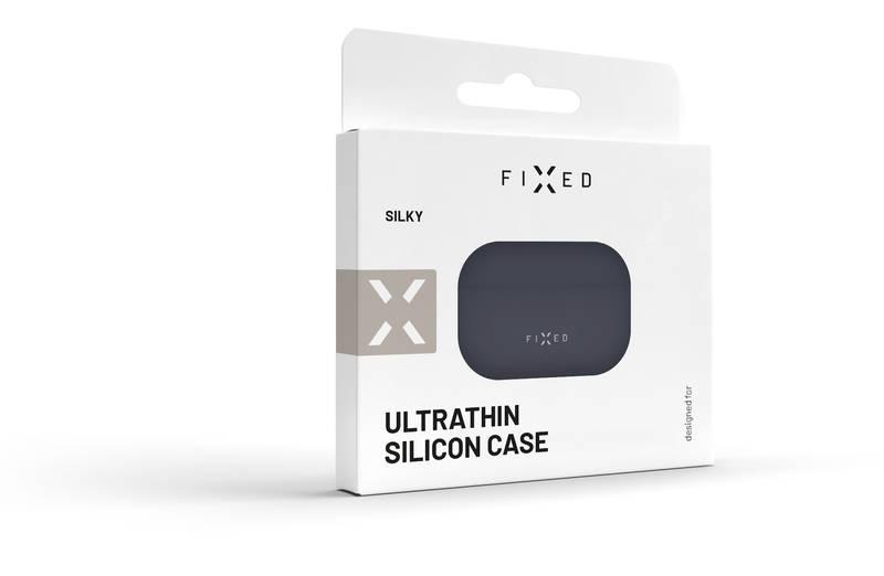 Pouzdro FIXED Silky pro Apple AirPods Pro 2 modré