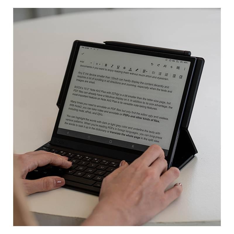 Pouzdro pro čtečku e-knih ONYX BOOX TAB ULTRA, s klávesnicí černé