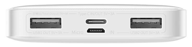 Powerbank Baseus Bipow 10000mAh 15W bílá