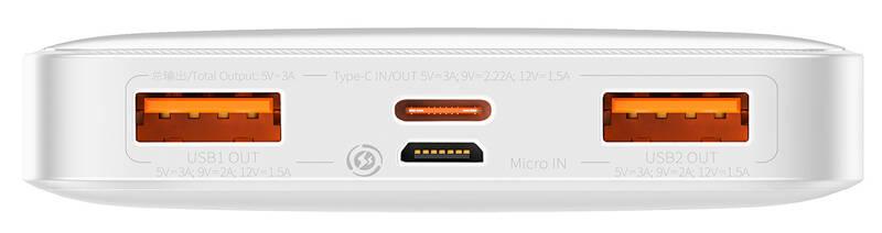 Powerbank Baseus Bipow 10000mAh 20W bílá