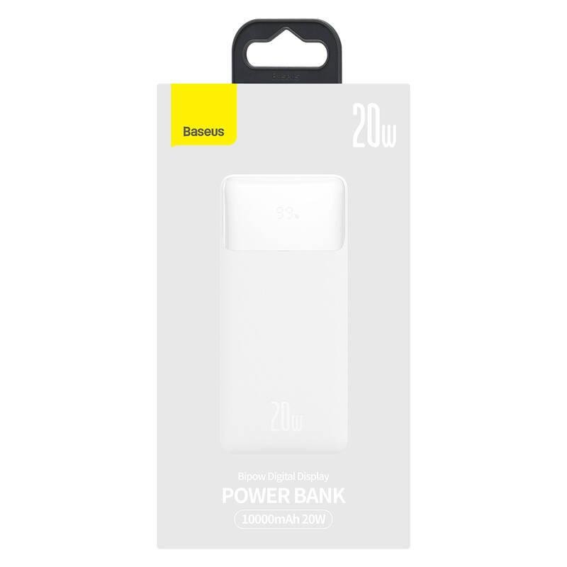 Powerbank Baseus Bipow 10000mAh 20W bílá