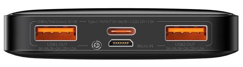 Powerbank Baseus Bipow 10000mAh 20W černá