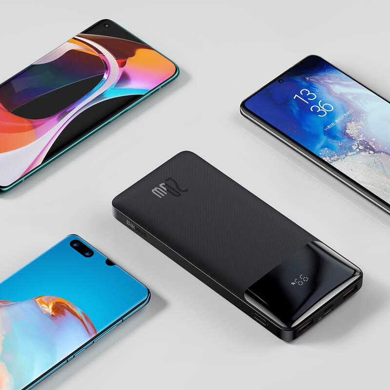 Powerbank Baseus Bipow 10000mAh 20W černá