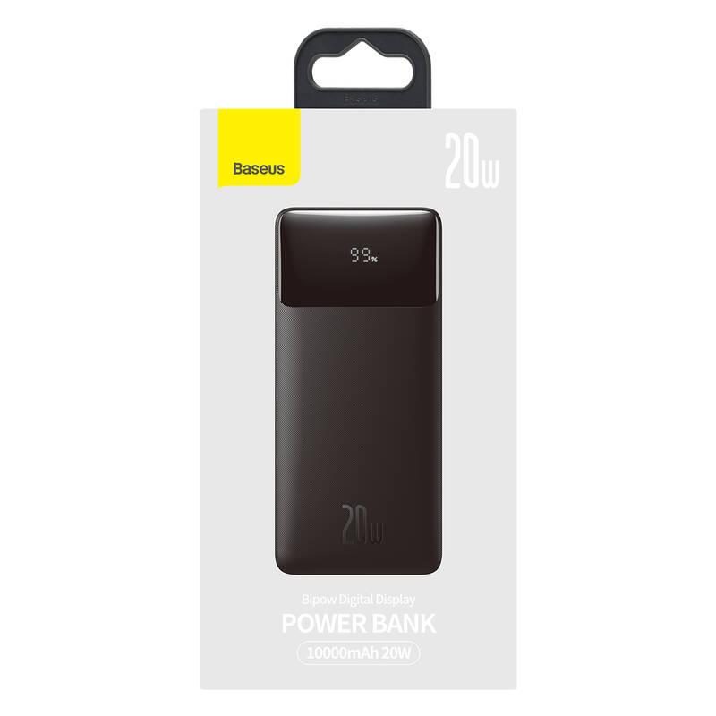 Powerbank Baseus Bipow 10000mAh 20W černá