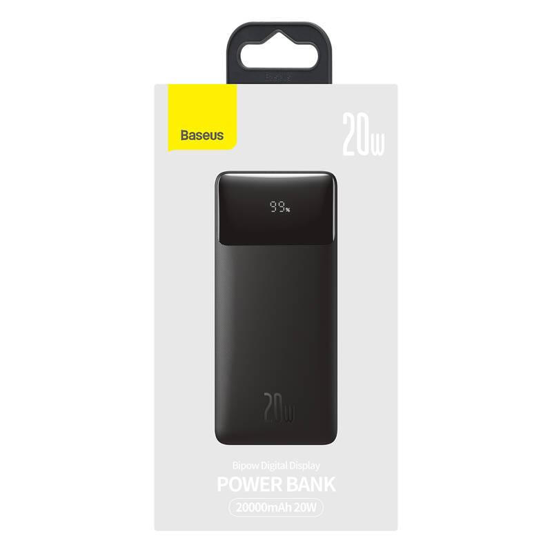 Powerbank Baseus Bipow 20000mAh 20W černá