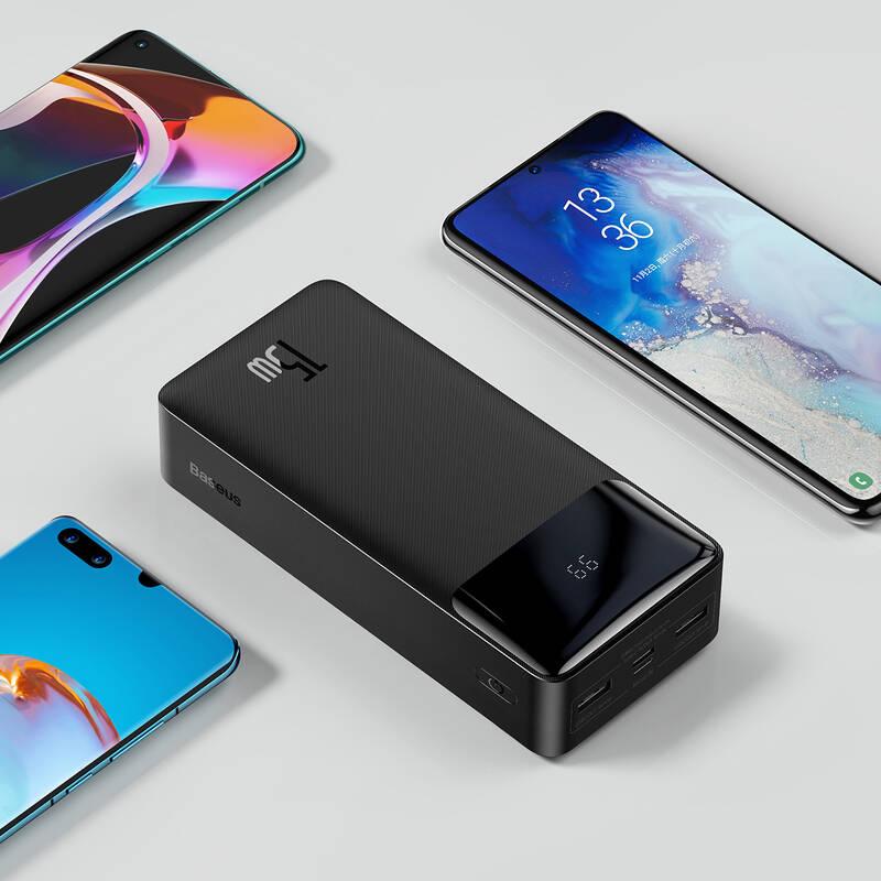 Powerbank Baseus Bipow 30000mAh 15W černá
