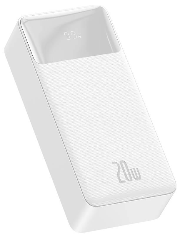 Powerbank Baseus Bipow 30000mAh 20W bílá