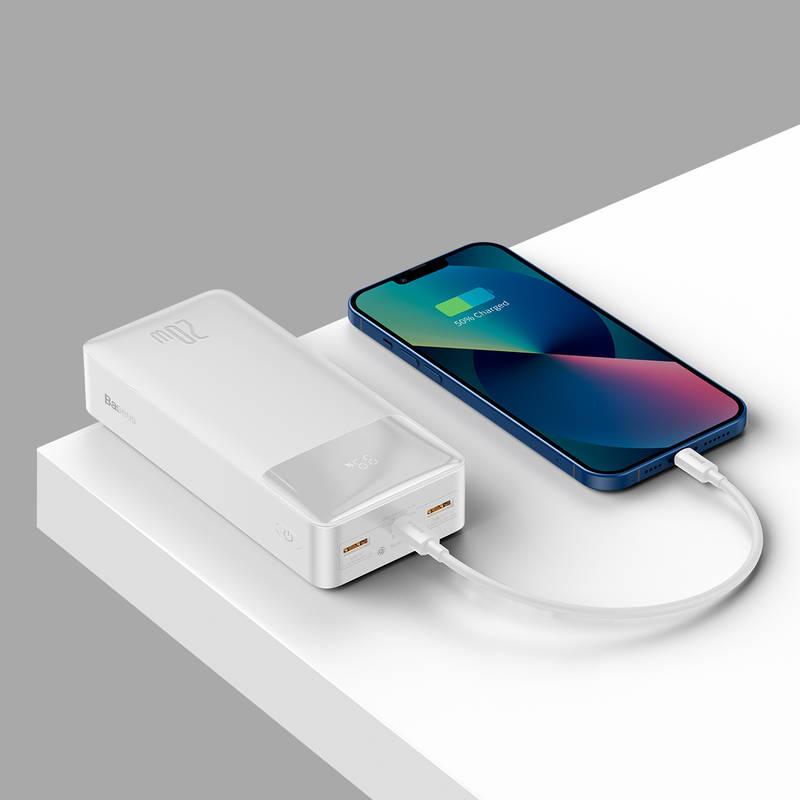 Powerbank Baseus Bipow 30000mAh 20W bílá