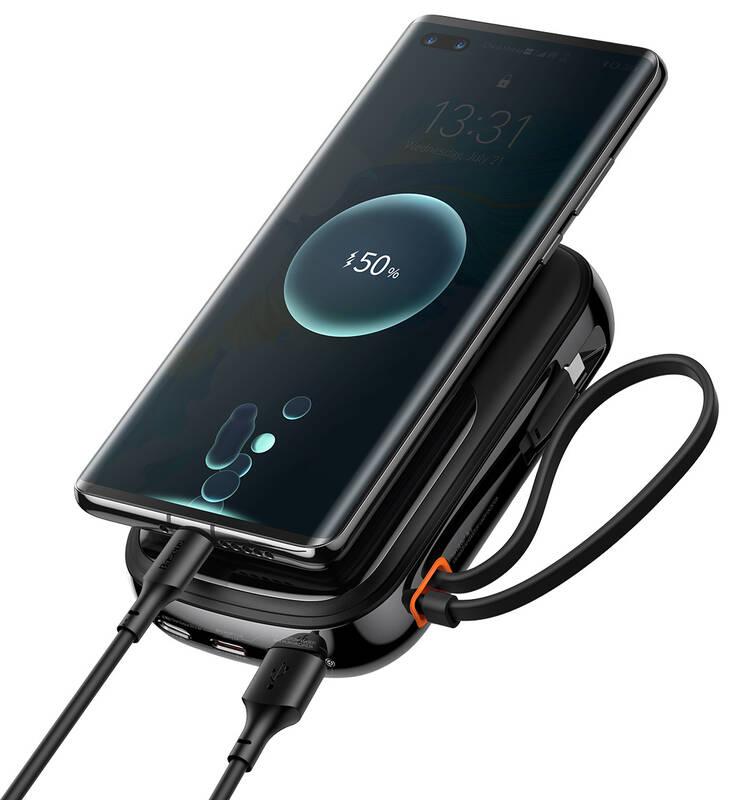 Powerbank Baseus Qpow Pro 20000mAh 20W USB-C černá